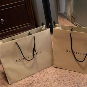 Burberry gift bags
